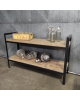 Industriële Sidetable Wandrek